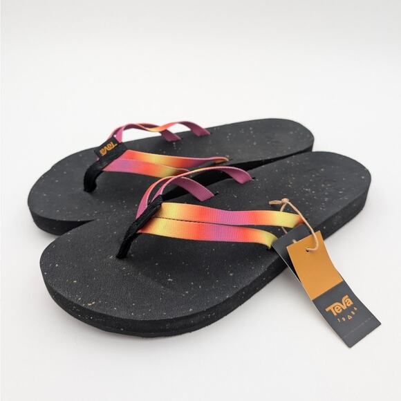 Teva Reflip Strappy Gradiate Dames Aura Rose Violet Women's Size US9 EU40 - Picture 1 of 11